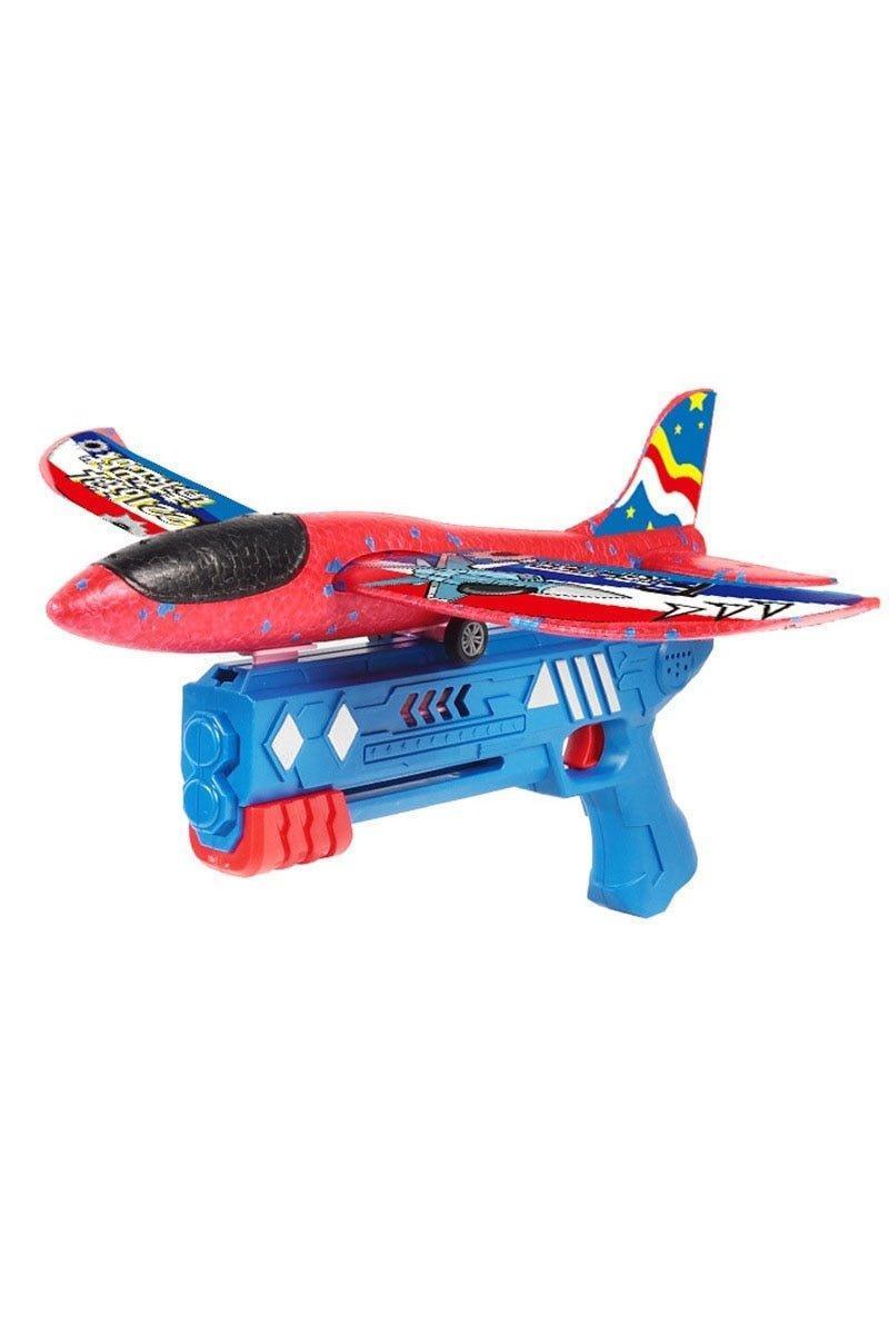 Foam Plane 10M Launcher Catapult Airplane Gun Kids Toy - HEPSIBAH SHOP