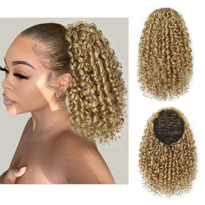 Synthetic Drawstring Puff Ponytail Afro Kinky Curly Hair Extension - HEPSIBAH SHOP