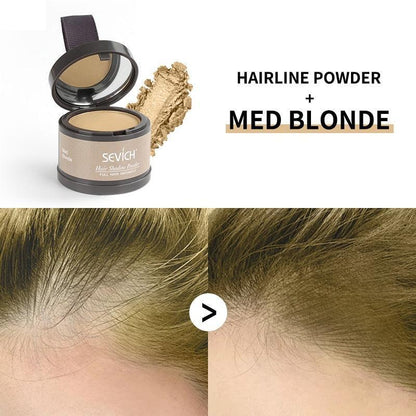 Water Proof hair line powder in hair color Edge control Hair Line Shadow Makeup Hair Concealer Root Cover Up Unisex Instantly - HEPSIBAH SHOP