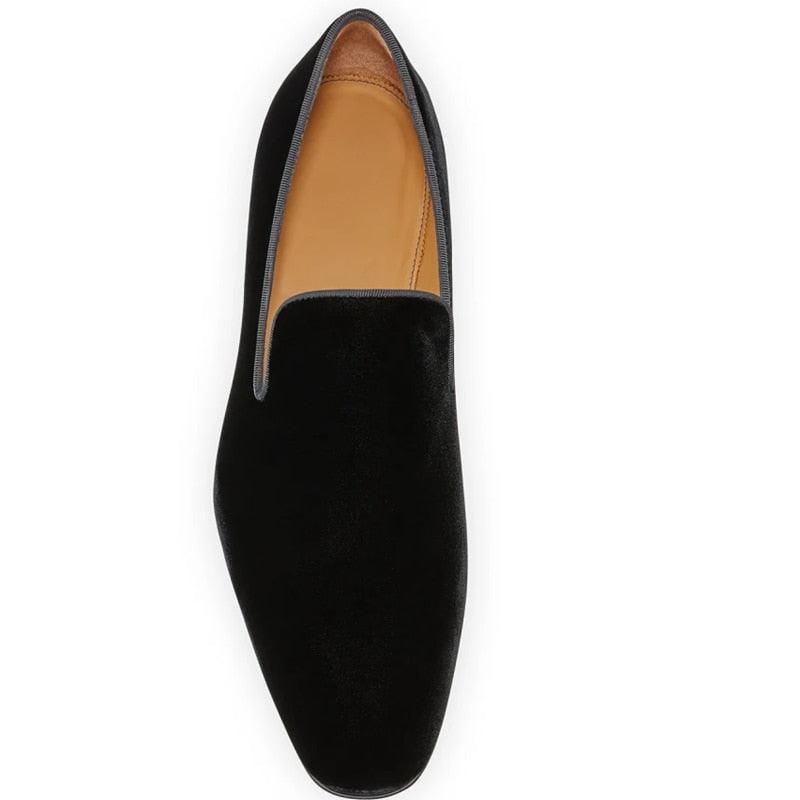 Men Loafers Shoes Suede Low-heeled - HEPSIBAH SHOP