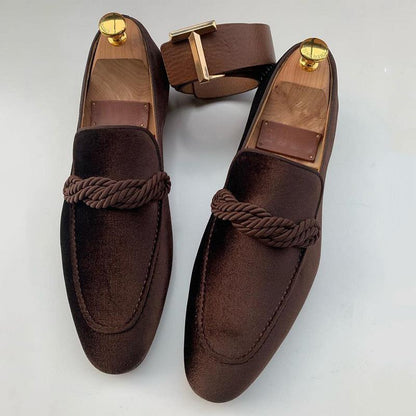 Men Loafers Shoes Faux Suede Leather - HEPSIBAH SHOP