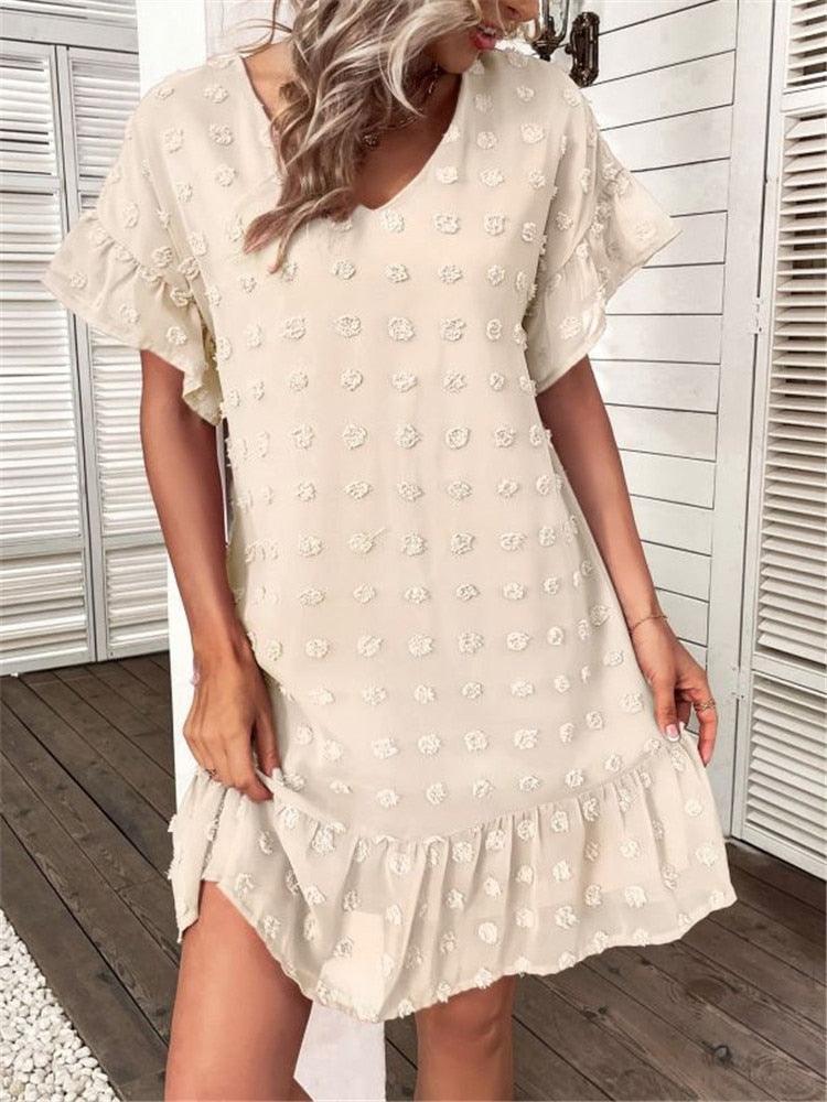 GAOVOT Summer Fashion Ladies V-Neck Sexy Dresses - HEPSIBAH SHOP