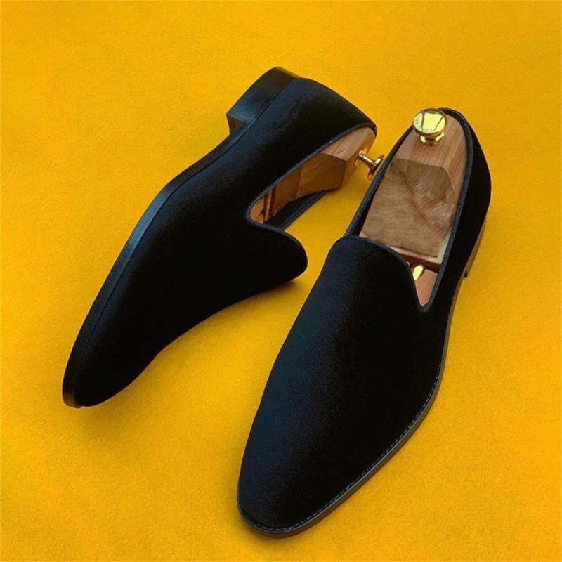 Men Loafers Shoes Suede Low-heeled - HEPSIBAH SHOP