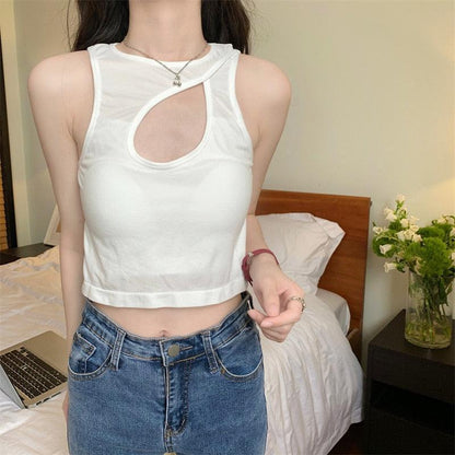 Knitted Binder Chest Woman Tank Tops - HEPSIBAH SHOP