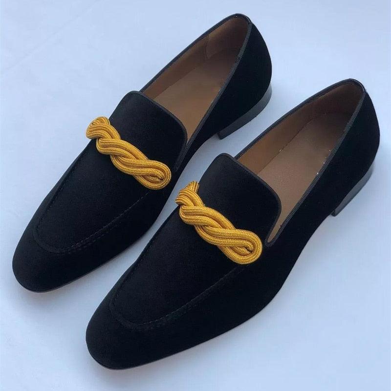 Men Loafers Shoes Faux Suede Leather - HEPSIBAH SHOP