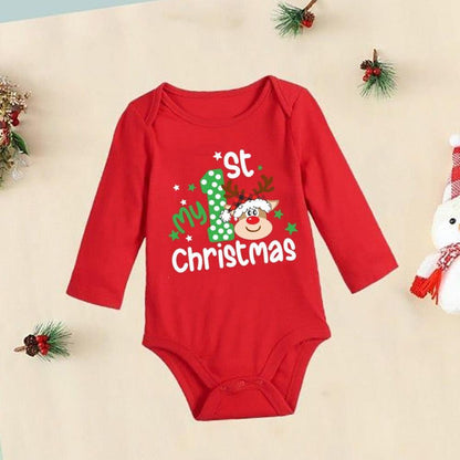 Infant Newborn Christmas Rompers - HEPSIBAH SHOP