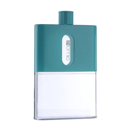 BPA FREE Travel Plastic Flat Water Bottle Flask 500ml - HEPSIBAH SHOP