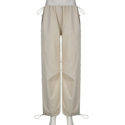 Women Casual Wide Leg Cargo Pants - HEPSIBAH SHOP