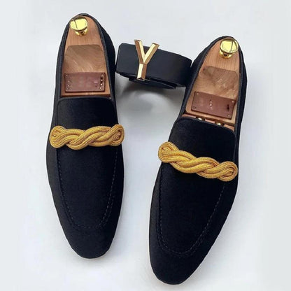 Men Loafers Shoes Faux Suede Leather - HEPSIBAH SHOP