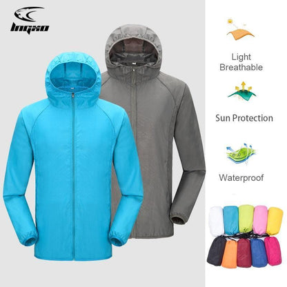 Camping Rain Jacket Men Women Waterproof - HEPSIBAH SHOP