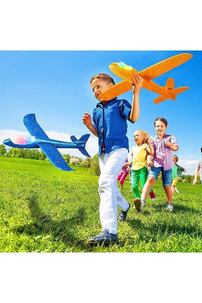 Foam Plane 10M Launcher Catapult Airplane Gun Kids Toy - HEPSIBAH SHOP