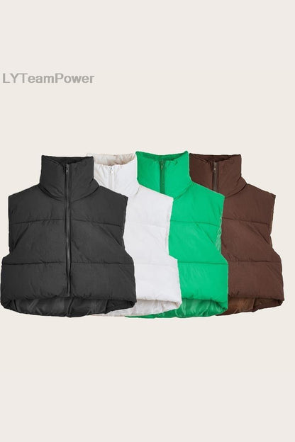 Puffy Vest Women Coat Jacket - HEPSIBAH SHOP