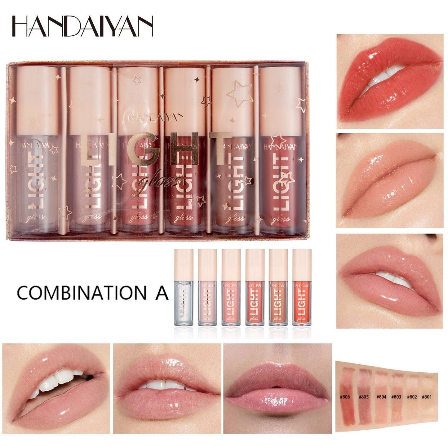 HANDAIYAN Lip-gloss Makeup liquid Lipstick - HEPSIBAH SHOP