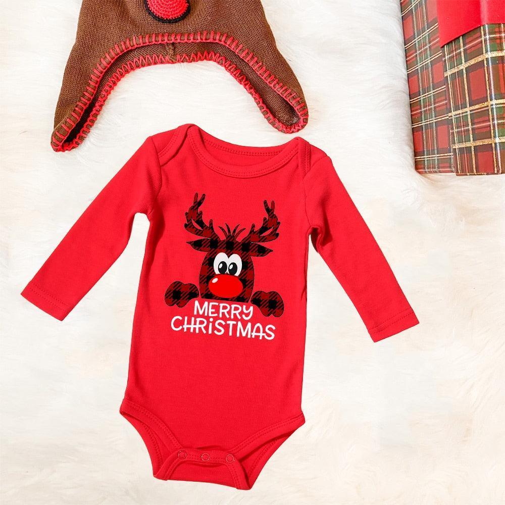 Infant Newborn Christmas Rompers - HEPSIBAH SHOP