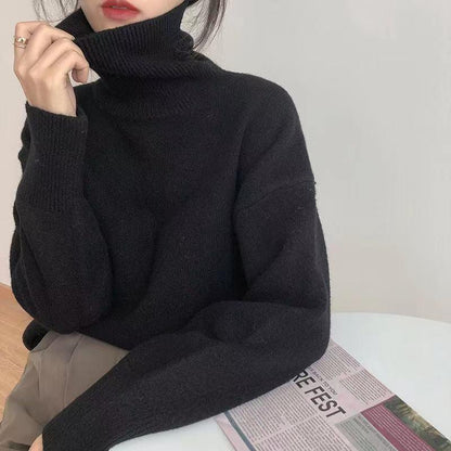 WYWM Cashmere Elegant Turtle Neck Women Sweater - HEPSIBAH SHOP