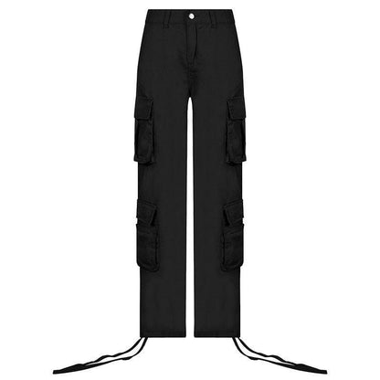 HEYounGIRL Harajuku Hip Hop Casual Low Waist Cargo Pants - HEPSIBAH SHOP