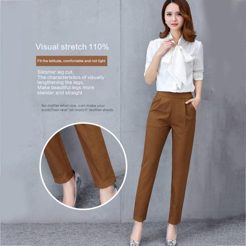 Women's High Waist Harem Pants - HEPSIBAH SHOP