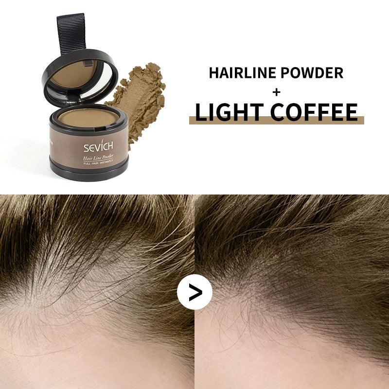 Water Proof hair line powder in hair color Edge control Hair Line Shadow Makeup Hair Concealer Root Cover Up Unisex Instantly - HEPSIBAH SHOP