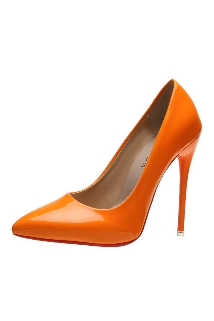 Stiletto Heel Pointed Toe Court Shoes - HEPSIBAH SHOP