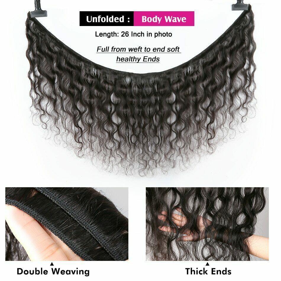 Body Wave Bundles Brazilian Hair Weave Bundles 1/3/4 PCS Human Hair - HEPSIBAH SHOP