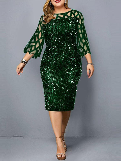 Party Dress Plus Size Ladies - HEPSIBAH SHOP