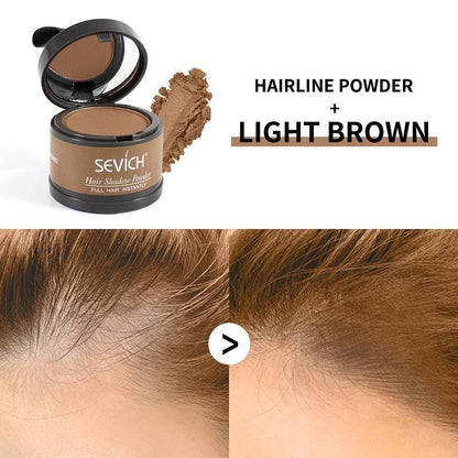 Water Proof hair line powder in hair color Edge control Hair Line Shadow Makeup Hair Concealer Root Cover Up Unisex Instantly - HEPSIBAH SHOP