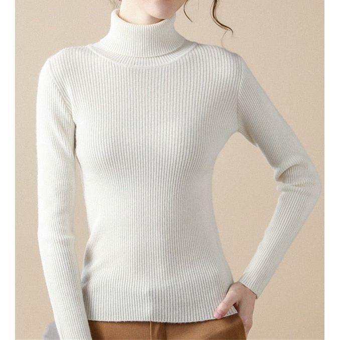 ABRINI Women Turtleneck Sweaters - HEPSIBAH SHOP