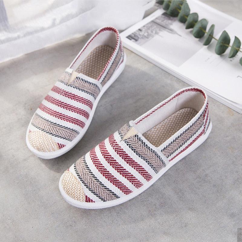 New Print Women Sneakers Slip On Light Mesh - HEPSIBAH SHOP