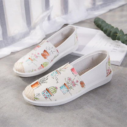 New Print Women Sneakers Slip On Light Mesh - HEPSIBAH SHOP