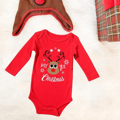 Infant Newborn Christmas Rompers - HEPSIBAH SHOP