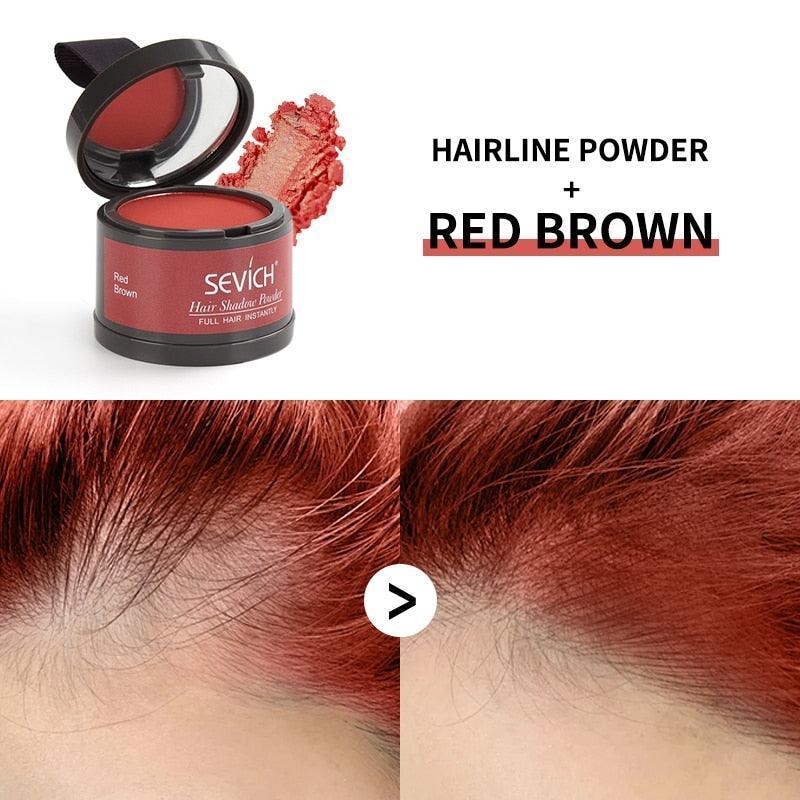 Water Proof hair line powder in hair color Edge control Hair Line Shadow Makeup Hair Concealer Root Cover Up Unisex Instantly - HEPSIBAH SHOP