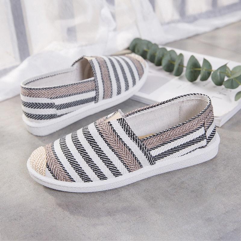 New Print Women Sneakers Slip On Light Mesh - HEPSIBAH SHOP