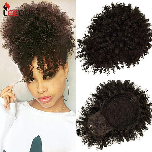 Leeons Synthetic New Curly Bangs - HEPSIBAH SHOP