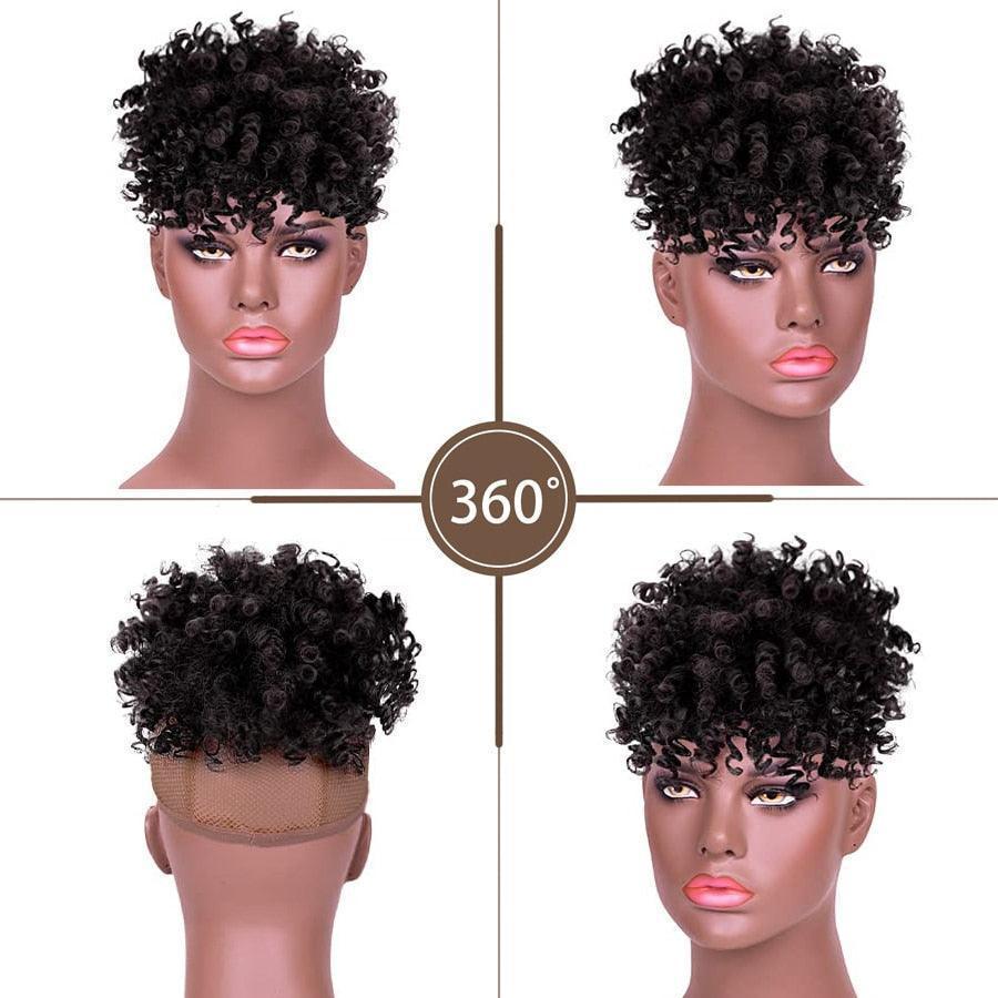 Leeons Synthetic New Curly Bangs - HEPSIBAH SHOP