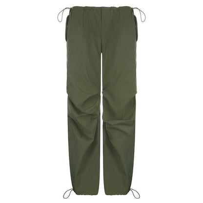 Streetwear Drawstring Cargo Pants - HEPSIBAH SHOP