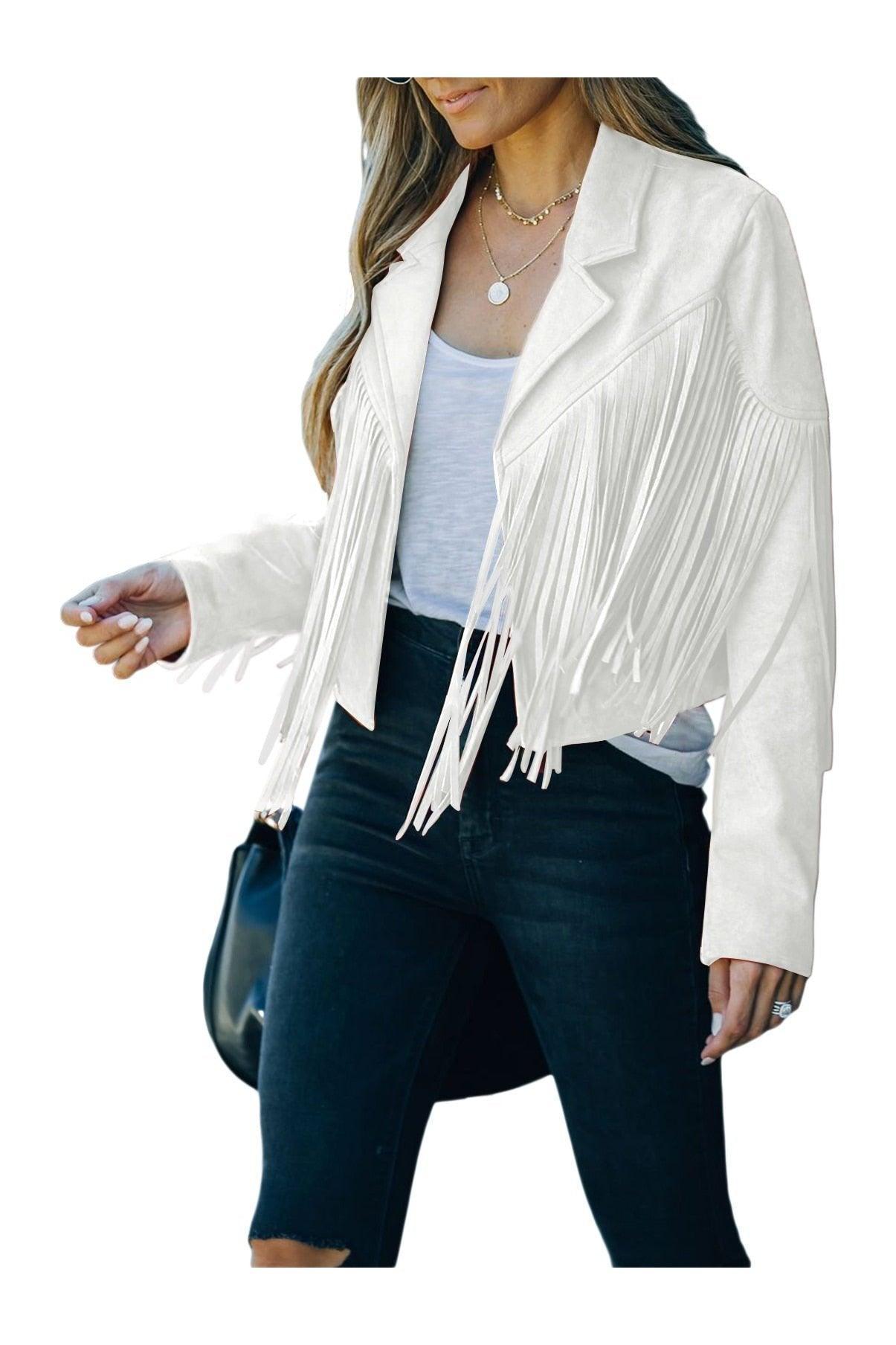 Women's Suede Leather Jacket - HEPSIBAH SHOP