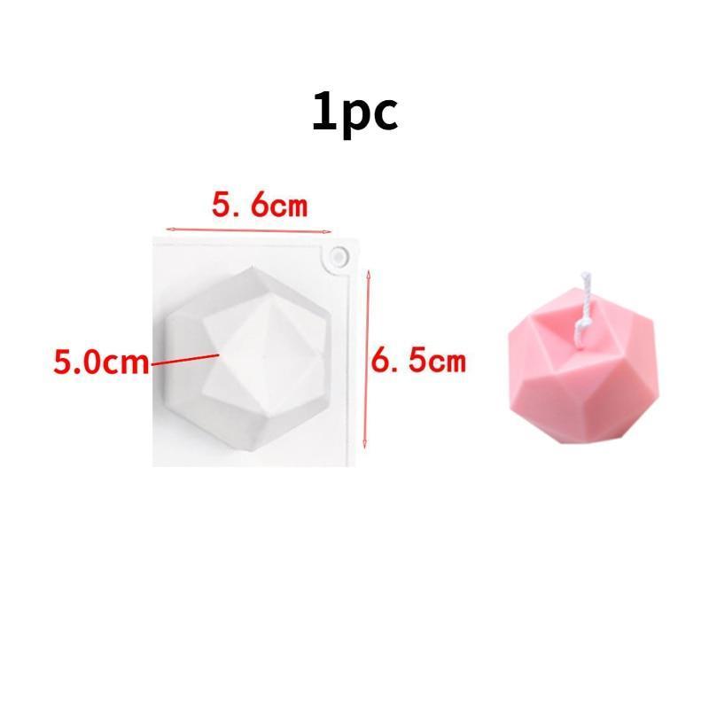 Non-stick Bubble Cube Candle Mold - HEPSIBAH SHOP