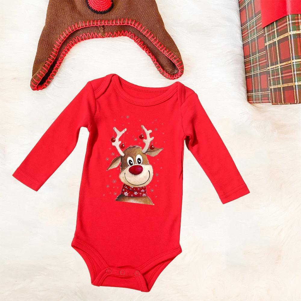 Infant Newborn Christmas Rompers - HEPSIBAH SHOP