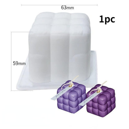 Non-stick Bubble Cube Candle Mold - HEPSIBAH SHOP