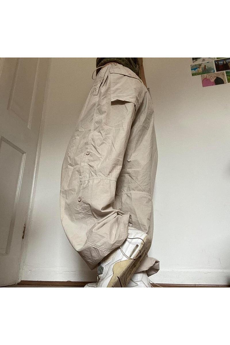 Women Casual Joggers Oversized Cargo Pants - HEPSIBAH SHOP