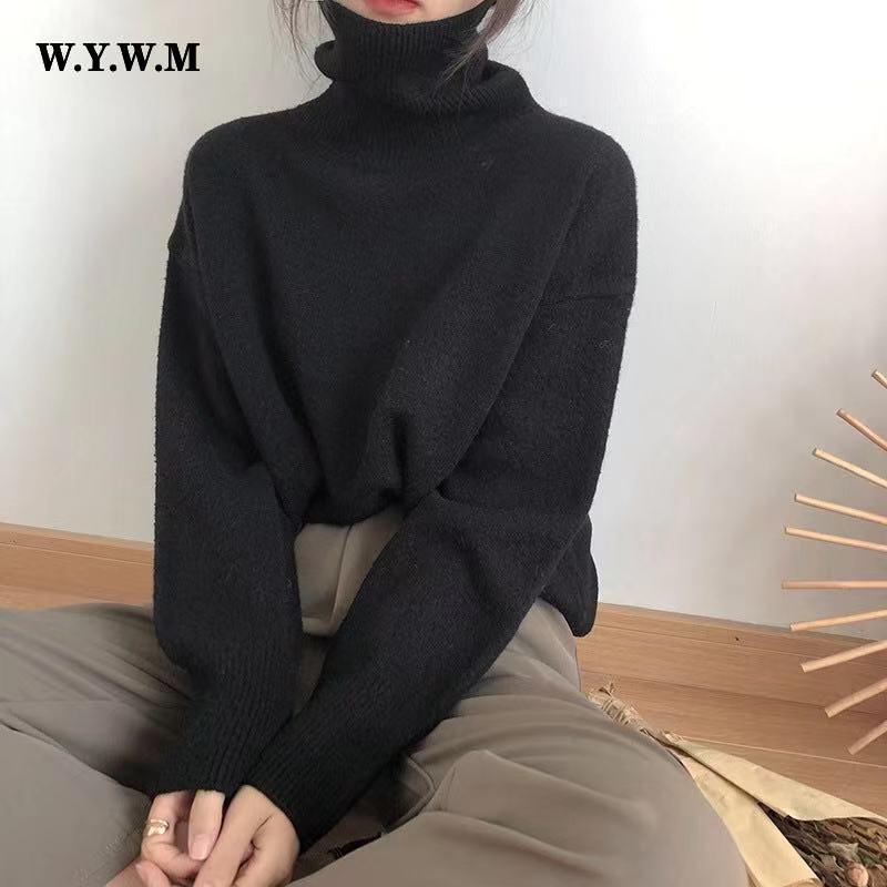 WYWM Cashmere Elegant Turtle Neck Women Sweater - HEPSIBAH SHOP