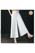 All-match Drape Button Bigfoot Nine Point Jilt Trousers Female - HEPSIBAH SHOP