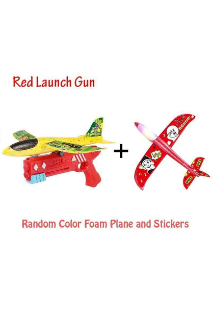 Foam Plane 10M Launcher Catapult Airplane Gun Kids Toy - HEPSIBAH SHOP