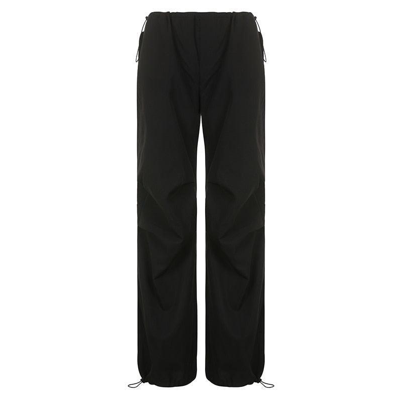 Streetwear Drawstring Cargo Pants - HEPSIBAH SHOP