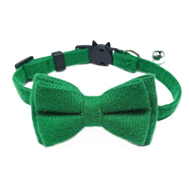 Pet Collar Cute Adjustable Plaid Cat Bow Tie - HEPSIBAH SHOP