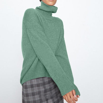 WYWM Cashmere Elegant Turtle Neck Women Sweater - HEPSIBAH SHOP