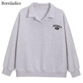 Bornladies Women Cotton Sweatshirt Suit Oversized Sets - HEPSIBAH SHOP