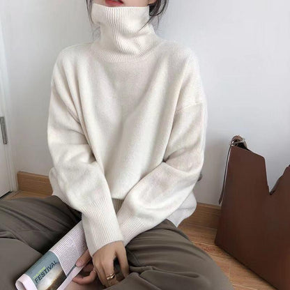 WYWM Cashmere Elegant Turtle Neck Women Sweater - HEPSIBAH SHOP