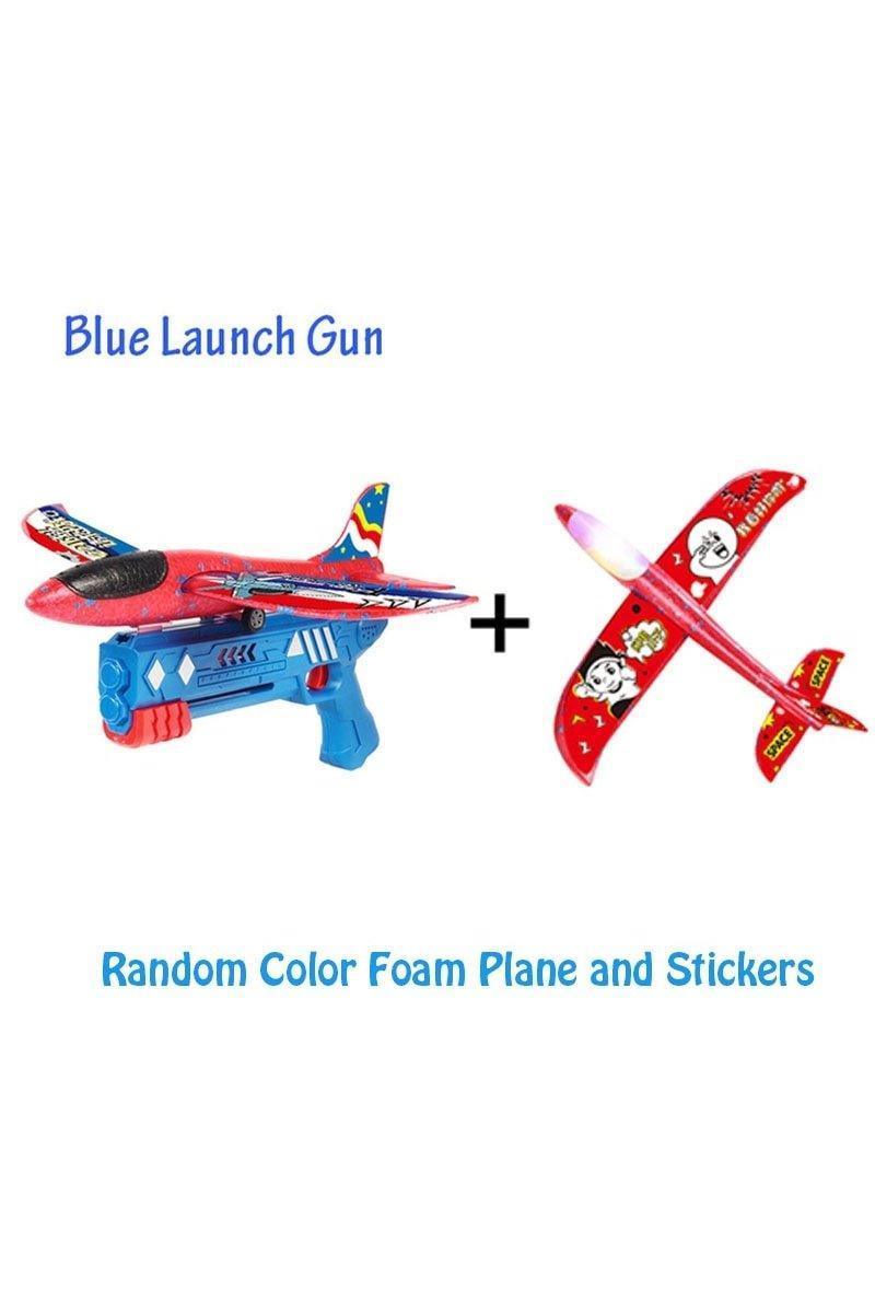 Foam Plane 10M Launcher Catapult Airplane Gun Kids Toy - HEPSIBAH SHOP