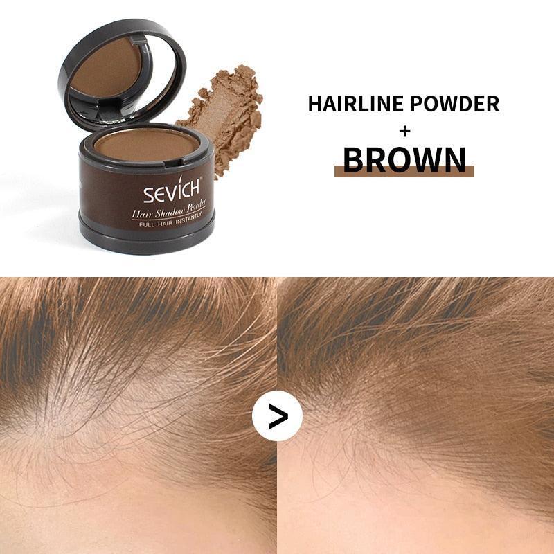 Water Proof hair line powder in hair color Edge control Hair Line Shadow Makeup Hair Concealer Root Cover Up Unisex Instantly - HEPSIBAH SHOP